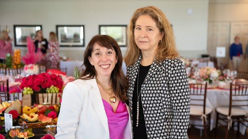 Dr. Marisa Weiss and Dr. Kim Einhorn at this year's A Day in the Garden benefiting Breastcancer.org