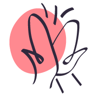 High-five illustration