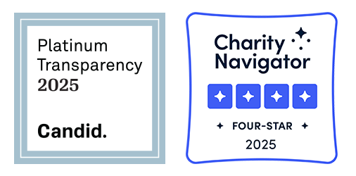 Candid Platinum Charity and Charity Navigator Four-Star Charity